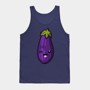 Kawaii Eggplant Tank Top